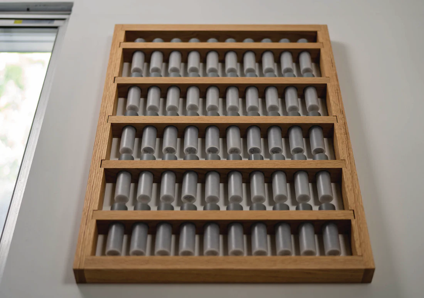 BEAN CELLAR Wall Rack Wall Mounted Single Dosing Display